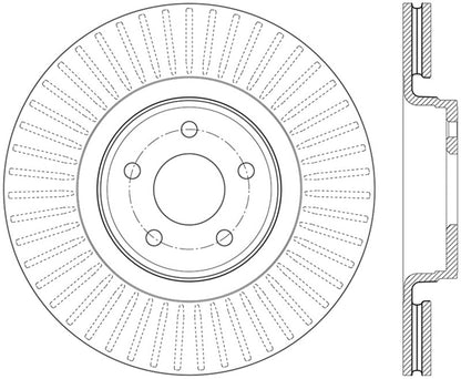 StopTech 14.5+ Ford Focus ST Front Left Slotted Performance Rotor