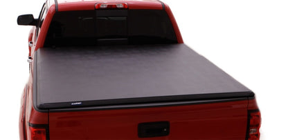 Lund 09-14 Ford F-150 Styleside (6.5ft. Bed) Hard Fold Tonneau Cover - Black