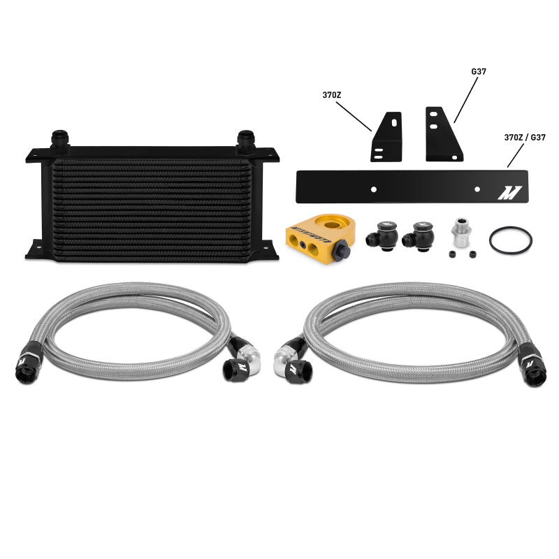 Mishimoto 09-12 Nissan 370Z / 08-12 Infiniti G37 (Coupe Only) Thermostatic Oil Cooler Kit