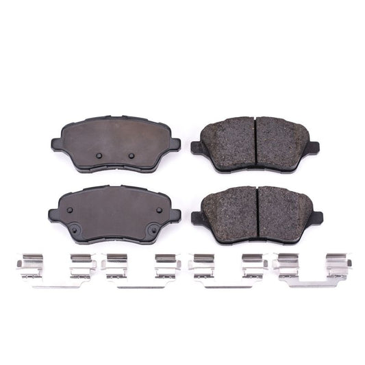 Power Stop 14-19 Ford Fiesta Front Z17 Evolution Ceramic Brake Pads w/Hardware