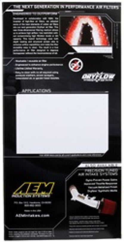 AEM 02-10 VW Touareg, 02-09 Porsche Cayenne Panel Filter