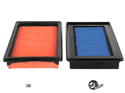 aFe MagnumFLOW OE Replacement Air Filter w/ Pro 5R Media (Pair) 14-19 Infiniti Q50 V6-3.5L/3.7L