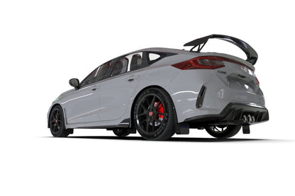 Rally Armor 23-25 Honda Civic Type R Black Mud Flap White Logo