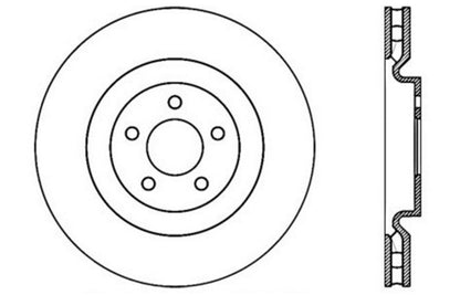 StopTech Slotted & Drilled Sport Brake Rotor