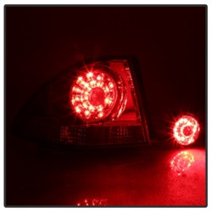 Spyder 01-03 Lexus IS300 LED Tail Lights - Red Clear ALT-YD-LIS300-LED-SET-RC